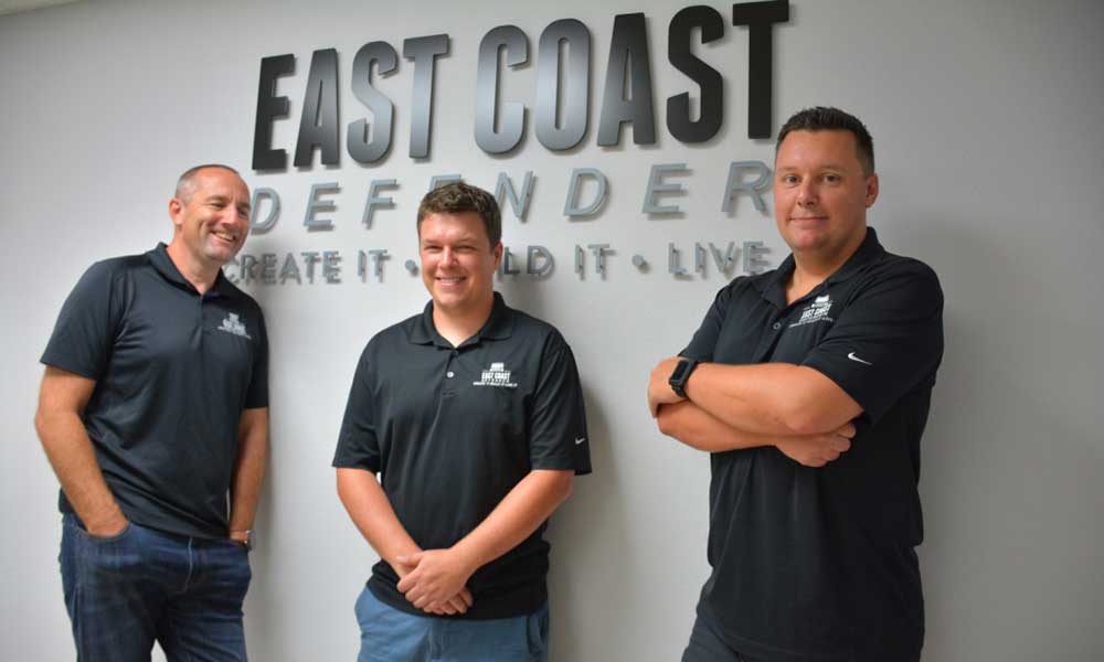 Scott Wallace, Tom & Elliot Humble - Founders of East Coast Defender